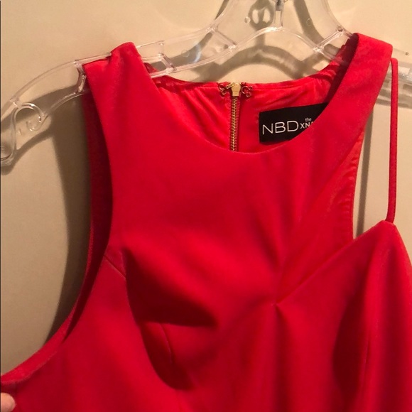 NBD the X Naven Twins Red Mini Dress size XS - Picture 3 of 7